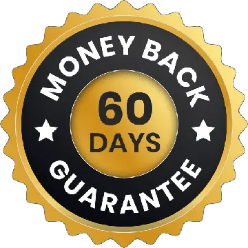 60 day money back guarantee badge
