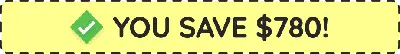 Save 780 dollars on six bottles